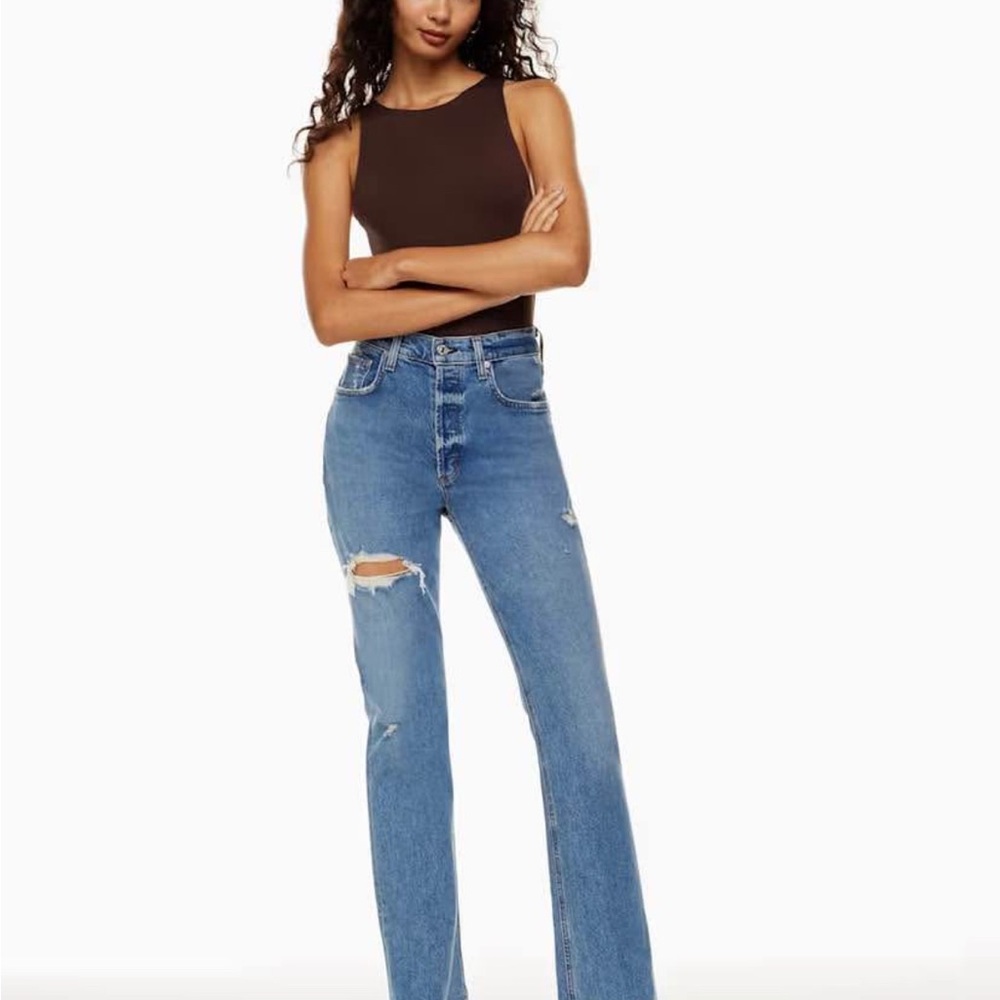 Citizens Of Humanity Blue Boot Cut Jeans